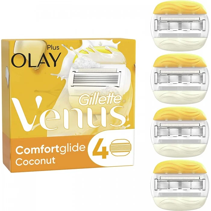 Gillette Venus & Olay Womens Razor Blade Refills 4 Gillette Venus & Olay Womens Razor Blade Refills 4