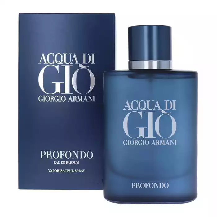 Giorgio Armani Acqua Di Gio Profondo Eau De Parfum For Men 75Ml Acqua di Giò Profondo is a new perfume by Giorgio Armani The Giorgio Armani Acqua Di Gio Profondo Eau De Parfum For Men 75Ml Acqua di Giò Profondo is a new perfume by Giorgio Armani The