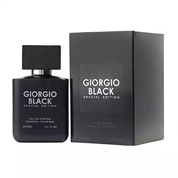 Giorgio Black Special Edition Ii Combines Note Of Spices