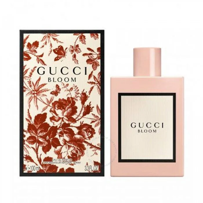 Bloom (Eau de Parfum) هو عطر من Gucci تم إصدار العطر في عام 2017. مناسب لفصل الصيف وأمبير. الربيع ، موصى به للارتداء اليومي. مكونات هذا العطر تتناسب مع شخصية رومانسية (حالمة) الرائحة زهرية - كريمية. Gucci Bloom عبارة عن | فييلا بيوتي Bloom (Eau de Parfum) هو عطر من Gucci تم