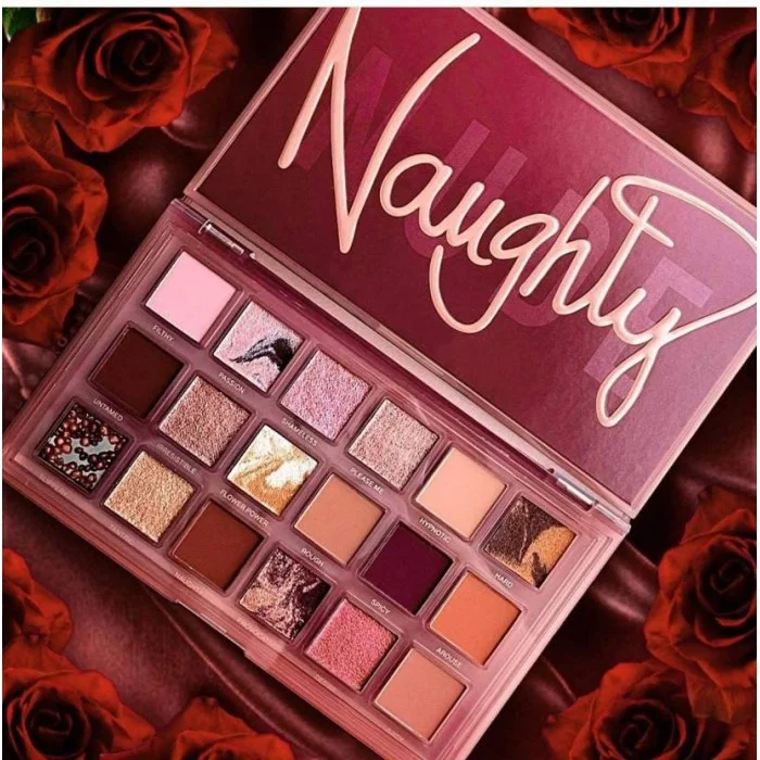 هدى بيوتي Naughty Nude Eyeshadow Palette لوحة متعددة الاستخدامات بـ 18 لونًا ، بالإضافة إلى مجموعة متنوعة من الإطلالات -الطبيعية والجذابة. | فييلا بيوتي باليت ايشادو العيون نوتي نود من