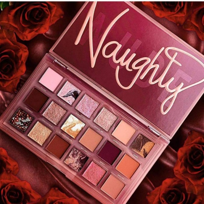 HUDA BEAUTY Naughty Nude Eyeshadow Palette - A versatile palette with 18 shades, as well as a variety of natural and sultry looks. | Veela Beauty Huda Beauty Naughty Nude Eyeshadow Palette,Is easy to