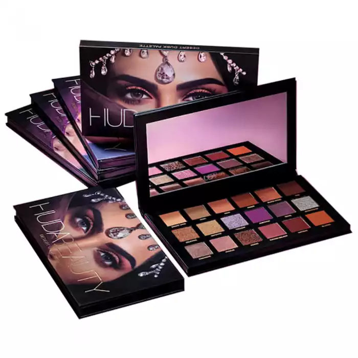 Huda Beauty Desert Dusk Eyeshadow Palette -This richly toned palette features 18 versatile shades that can be layered in infinite ways to create a vast array of looks with just one palette. -Layer different textures | Veela Beauty Huda Beauty Desert Dusk Eyeshadow Palette,Is easy to blend