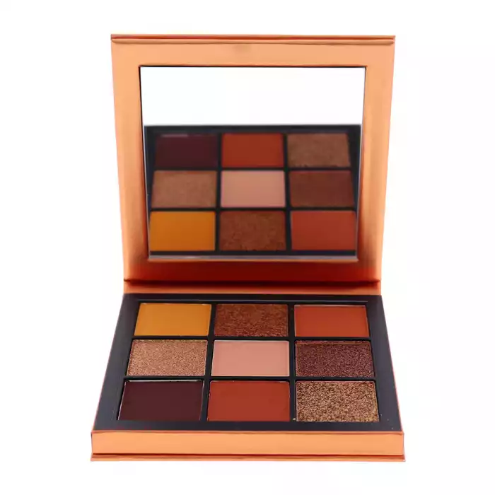 Huda Beauty Coral Obsessions Eyeshadow Palette is a brighter, richer, warm-toned set of nine shades that lean a little more coral and pink than orange or brown. It was easy to work with, and there were plenty of mattes s | Veela Beauty Huda Beauty Eye Shadow Topaz Palette,Is easy to blend