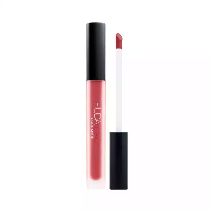 Huda Beauty Matte Liquid Lipstick Icon 4.2 mL Just one coat of Liquid Matte Lipstick provides long-lasting pigmented color that Huda Beauty Matte Liquid Lipstick Icon 4.2 mL Just one coat of Liquid Matte Lipstick provides long-lasting pigmented color that