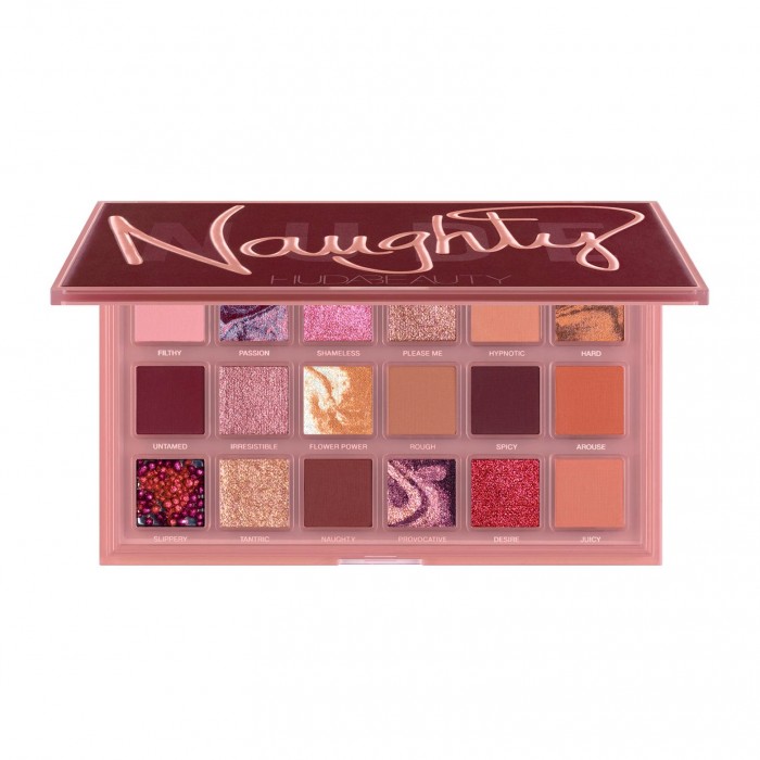 HUDA BEAUTY Naughty Nude Eyeshadow Palette - A versatile palette with 18 shades, as well as a variety of natural and sultry looks. | Veela Beauty Huda Beauty Naughty Nude Eyeshadow Palette,Is easy to