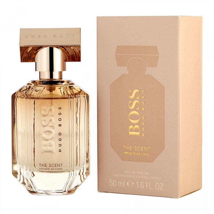 Boss The Scent Private Accord for Her by Hugo Boss is a Amber Vanilla fragrance for women. The nose behind this fragrance is Louise Turner. Top note is Mandarin Orange; middle notes are Coffee and Osmanthus; base notes a | Veela Beauty Boss The Scent Private Accord for Her by Hugo Boss is a