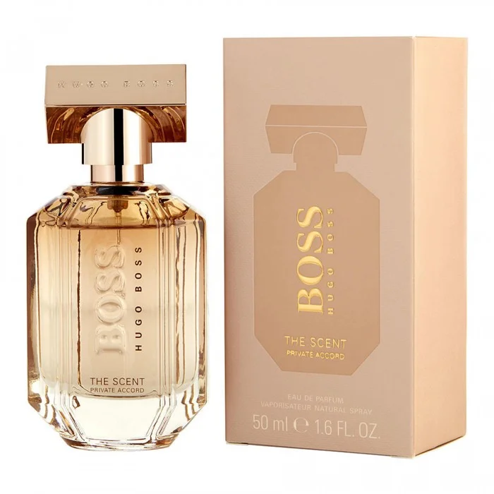 Boss The Scent Private Accord for Her by Hugo Boss is a Amber Vanilla fragrance for women. The nose behind this fragrance is Louise Turner. Top note is Mandarin Orange; middle notes are Coffee and Osmanthus; base notes a | Veela Beauty Boss The Scent Private Accord for Her by Hugo Boss is a