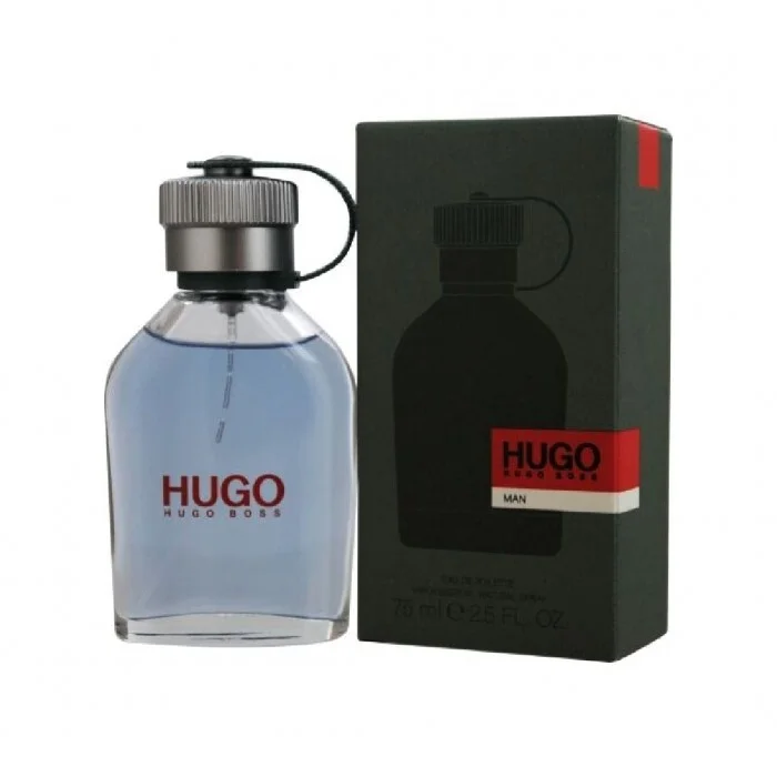 Hugo Man Eau De Toilette. This Modern Fragrance Is An Energising Hit Of Crisp Green Apple Combined With Smoky Fir Balsam And Vibrant Aromatic Notes. Ideal For Those With A Free-Spirited Nature, Hugo Man Is Presented In A | Veela Beauty Hugo Man Eau De Toilette | فييلا بيوتي