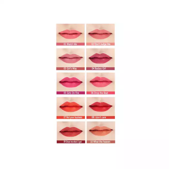 Liquid rouge completes intense matte lips. Strong color, as if color pigments applied on lips. Silky matte texture, which softly and lightly gets applied on lips without stickiness, and finishes matte without smudge by f | Veela Beauty Liquid rouge completes intense matte lips | فييلا