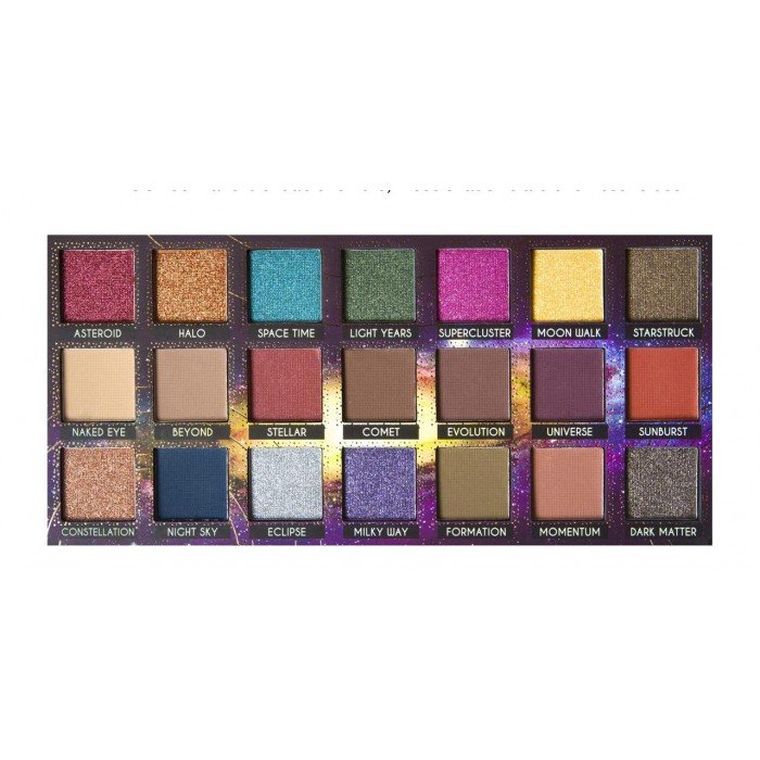 J.CAT Beauty Take Me Away Eyeshadow Palette 21 Majestic Galaxy It Contains 21 different colors, it gives my eyes a radiant