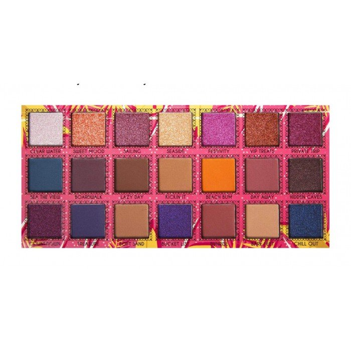 J.CAT Beauty Take Me Away Eyeshadow Palette 21 Secret Paradise It Contains 21 different colors, it gives my eyes a radiant