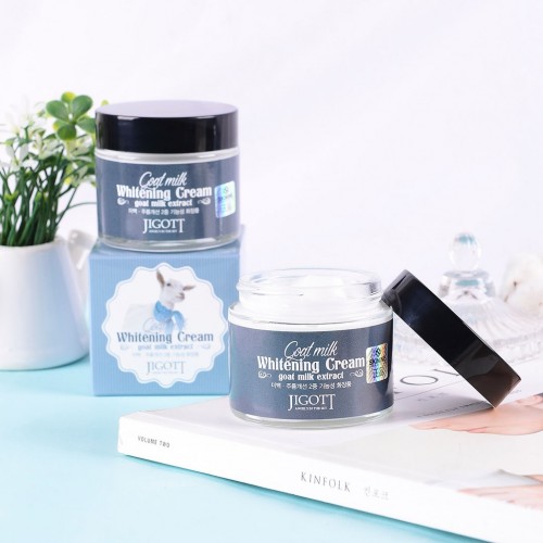 Jigott Goat Milk Whitening Cream 70Ml Jigott Goat Milk Whitening Cream 70Ml