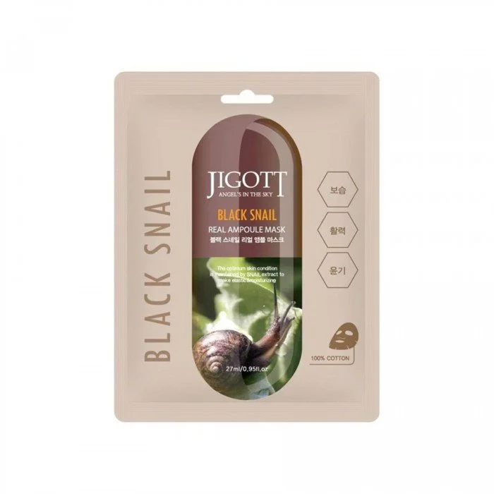 Jigott Facial mask with snail slime extract