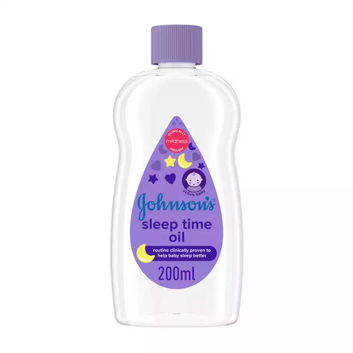Johnsons Baby Oil Sleep Time 200ml
Our Clinically Proven Mildness formula is specially designed for baby’s delicate skin.
Moisturises to leave skin feeling healthy.
With soothing NaturalCalm essences.
Hypoallergenic & p | Veela Beauty Johnsons Baby Oil Sleep Time 200ml
Our Clinically Proven