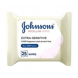 Johnson's Extra Sensitive Micellar Wet Wipes For All Skin