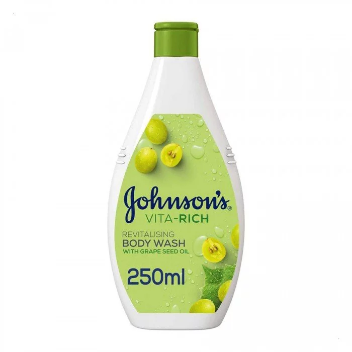 Johnsons Vita Rich Body Wash With Grape Seed Oil 250ml |