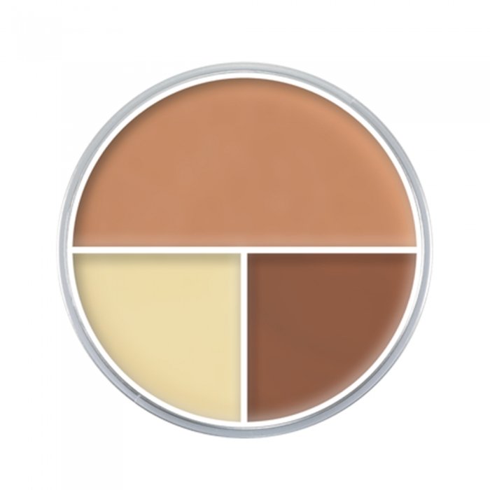 The trio set enables to highlight, contour for effective coverage Matt finish provides a naturally attractive appearance The formulation contains no mineral oil, to assure that the skin readily absorbs the make-up Overvi | Veela Beauty The trio set enables to highlight, contour for effective