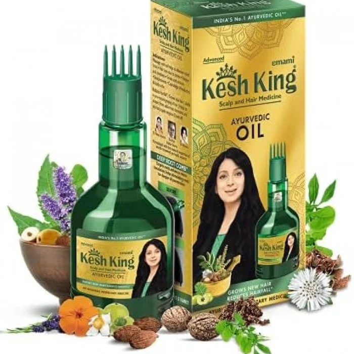 Kesh King Ayurvedic Scalp And Hair Oil 50ml
Benefits of Kesh King OilReduces Hair Fall: The number one Ayurvedic oil clinically