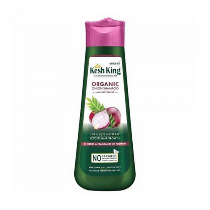 Kesh King Anti-Hairfall Onion Shampoo 200 Ml Kesh King Scalp & Hair Medicine Ayurvedic Onion Shampoo 340ml
It has a liquid