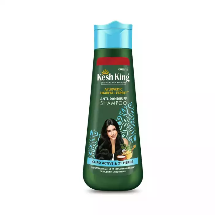 Kesh King Anti Dandruff Shampoo Curd Active & 21 Herbs 200ml Kesh King Anti Dandruff Shampoo Curd Active & 21 Herbs 200ml
It has
