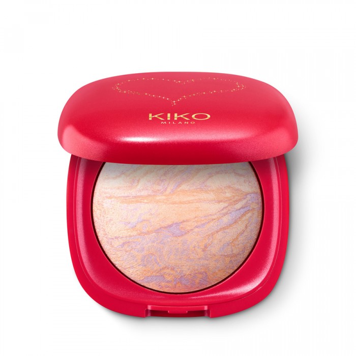 Kiko Ray of Love Radiant Highlighter Defines the cheeks and enhances facial features Gives your face a beautiful and decent look Silky and smooth texture It has an oriental floral scent. | Veela Beauty Kiko Ray of Love Radiant Highlighter Face | Veela Beauty