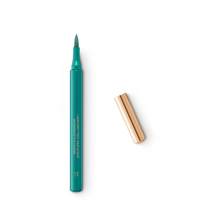 Water-resistant eyeliner pen for the lash line. Ideal for: creating incredible, trendy eye looks with ease, from minimal to geometric to a cat-eye. It’s special because: -its superfluid and the pigmented formula glide | Veela Beauty Water-resistant eyeliner pen for the lash line | فييلا