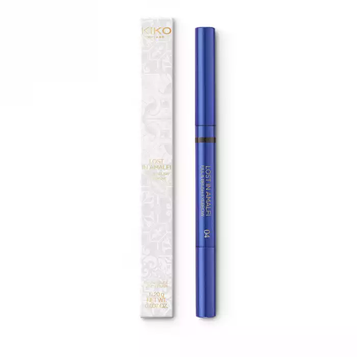 Kiko Lost In Amalfi Fill & Brush Eyebrow 03 2in1 Automatic Eyebrow Pencil: Pencil for defining and sculpting and styling. Long-lasting tested, up to 10 hours. Ideal for: enhancing the look with an intense and seductive l | Veela Beauty Kiko Lost In Amalfi Fill & Brush Eyebrow 03 | فييلا