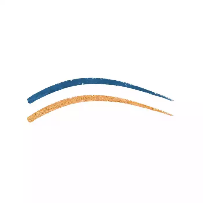 قلم كحل على الوجهين بلمسات نهائية غير لامعة ولؤلؤية. مثالي لاجل: تحديد العينين وخلق مظهر متعدد اللمسات النهائية. إنه خاص للأسباب التالية: - يتميز بلونين متكاملين بتشطيبات مختلفة كل ذلك في قلم رصاص واحد للطبقة أ | فييلا بيوتي قلم كحل على الوجهين بلمسات