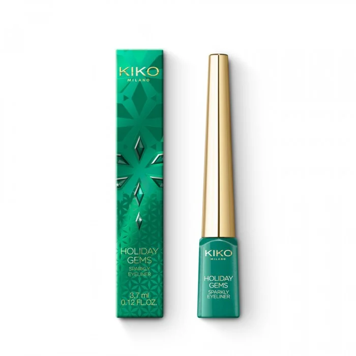 Kiko Holiday Gems Sparkly Eyeliner 03 Liquid Eyeliner With A Shimmering Metallic Finish |