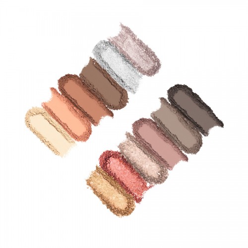 Palette with 12 eyeshadows in sparkly, pearly and matte finishes. Ideal for: everyday makeup where the eyes are the star of ever-changing, unique looks. It’s special because: - everything you need for infinite eye looks | Veela Beauty Palette with 12 eyeshadows in sparkly, pearly and matte