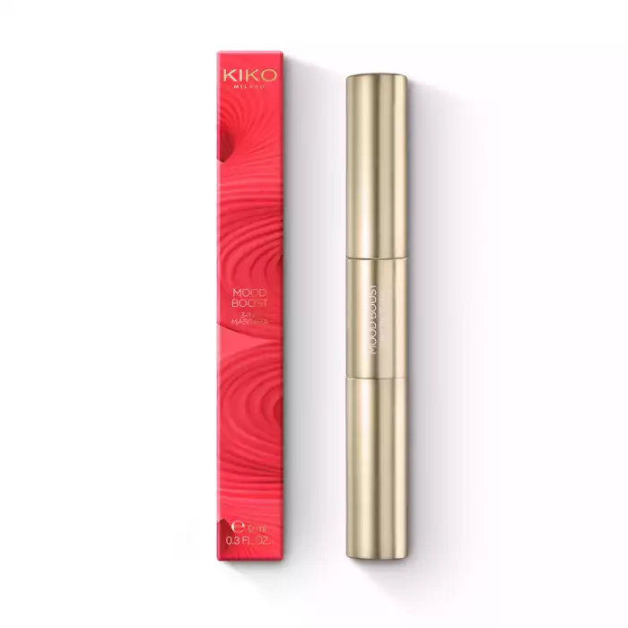 Mascara with dual applicator for 3 effects: volumising Mascara with dual applicator for 3 effects: volumising