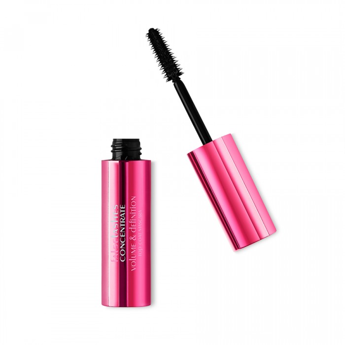 Top Coat volume and definition-intensifying mascara. When applied after your usual mascara, the volume of your eyelashes increases by more than double*. The elastomeric applicator has been specifically developed and | Veela Beauty Top Coat volume and definition-intensifying mascara |