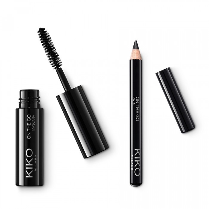 Eye kit with a volume-enhancing mini mascara and mini black waterline eye pencil - 1 volume-enhancing mascara: formula enriched with panthenol and a blend of plant-based waxes, for a light conditioning effect. Volume- | Veela Beauty Eye kit with a volume-enhancing mini mascara and mini black waterline eye pencil - 1 volume-enhancing mascara: formula enriched with panthenol and a blend of plant-based waxes, for a light conditioning effect. Volume- | Veela Beauty