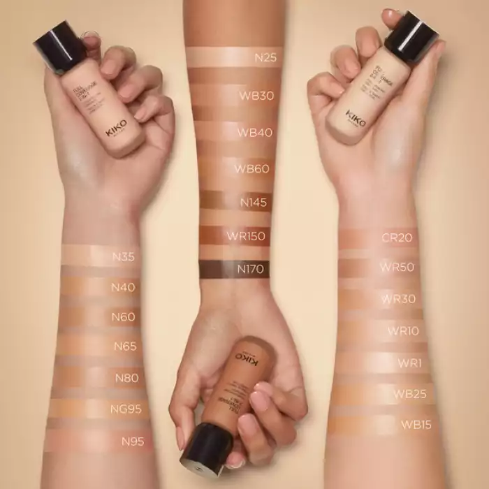 2 in 1 foundation and concealer with superior coverage. The innovative dual-action formula - foundation and concealer - is finally part of the KIKO range! Full Coverage 2-IN-1 Foundation and Concealer works on the skin b | Veela Beauty 2 in 1 foundation and concealer with superior coverage |