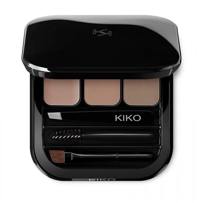 Eyebrow palette. This kit, ideal for perfect eyebrows on every occasion, contains all the products necessary to shape, fill and define your brows. Eyebrow Expert Palette consists of: - 1 eyebrow setting and shaping wa | Veela Beauty Eyebrow palette | فييلا بيوتي