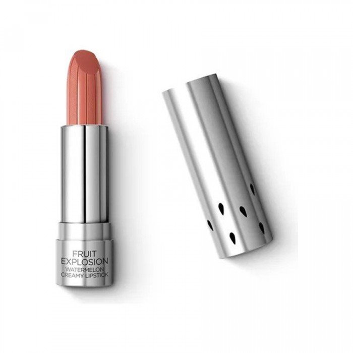 Full color watermelon scented creamy lipstick. Ideal for: Completing your summer style with shiny, scented lips : all the energy of the fruit in your smile! Its special because: - Its formula is creamy and shiny , perfe | Veela Beauty Full color watermelon scented creamy lipstick | فييلا