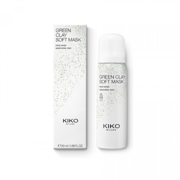 Kiko Green Clay Mask 50Ml Face mask Ideal for achieving smooth, soft and mattified