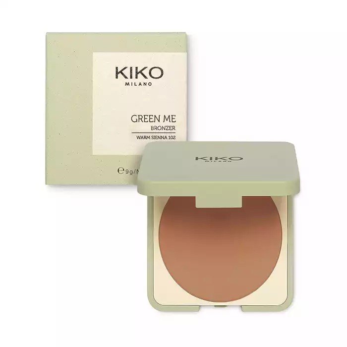 -Matte finishes a compact bronzer for a natural tanned look. Its special because: - its green formula, with 98% of ingredients derived from raw materials of natural origin, is enriched with rice starch, avocado oil, and | Veela Beauty -Matte finishes a compact bronzer for a natural tanned look