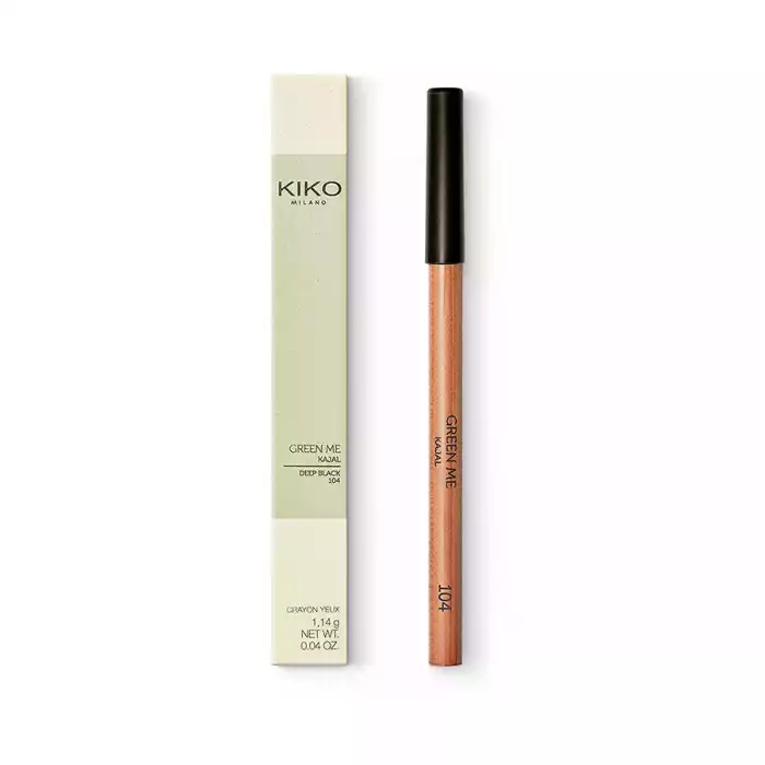 KIKO Eyeliner New Green Me Liquid Eyeliner -Intense color inner eye pencil. -Its green formula, with 96% of ingredients derived from raw materials of natural origin, is enriched with organic jojoba oil, organic shea butt | Veela Beauty KIKO Eyeliner New Green Me Liquid Eyeliner | فييلا
