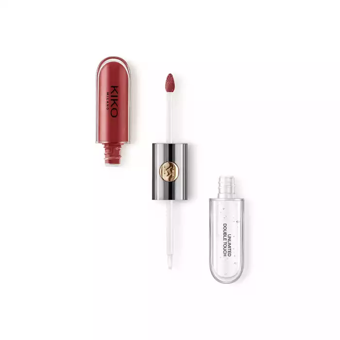 Long-lasting two-step liquid lipstick: an extraordinary combination of base colours and lip gloss with an intense and radiant finish. The colour is set onto the lips for a result that lasts up to 12 hours*. Base colour: | Veela Beauty Long-lasting two-step liquid lipstick: an extraordinary
