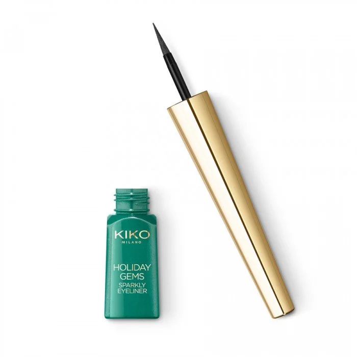 Kiko Holiday Gems Sparkly Eyeliner 03 Liquid Eyeliner With A Shimmering Metallic Finish |