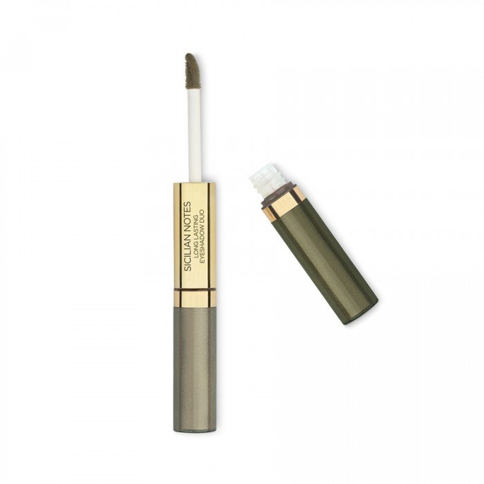 Two-tone liquid eyeshadow with a matte and metallic finish, lasting up to 10 hours brightening your eyes with vibrant or velvety shades, without having to think about touch-ups from morning to evening. It’s special becau | Veela Beauty Two-tone liquid eyeshadow with a matte and metallic finish