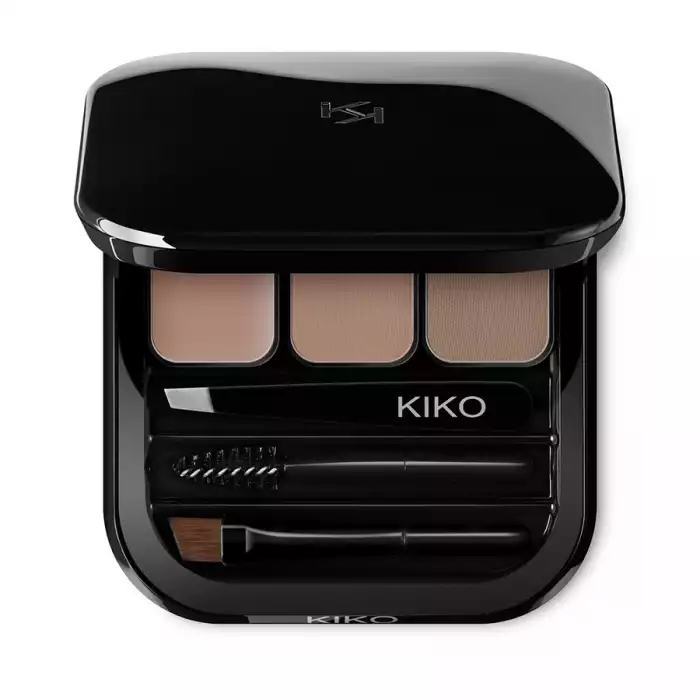 Eyebrow palette. This kit, ideal for perfect eyebrows on every occasion, contains all the products necessary to shape, fill and define your brows. Eyebrow Expert Palette consists of: - 1 eyebrow setting and shaping wa | Veela Beauty Eyebrow palette | فييلا بيوتي