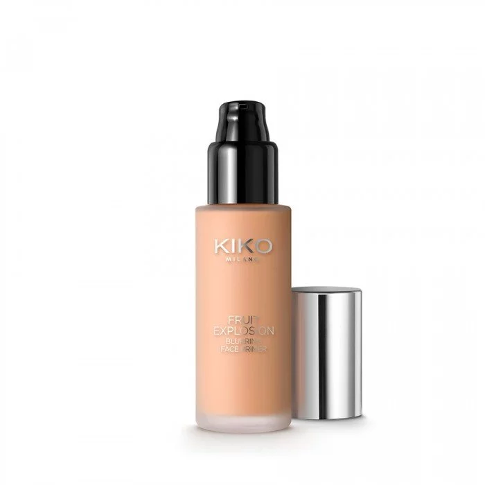 -Kiko Milano Fruit Explosion Blurring Face Primer عبارة عن برايمر للوجه منعم ومنغم ، ولمسة نهائية طبيعية. - يخفي العيوب ويحسن تماسك مكياجك. | فييلا بيوتي -Kiko Milano Fruit Explosion Blurring Face Primer