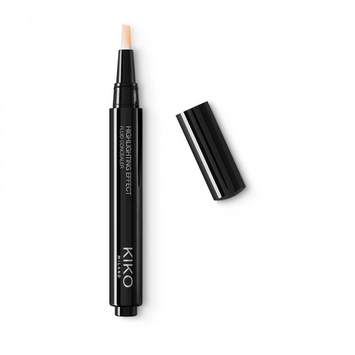 -Highlighting fluid concealer for concealing imperfections