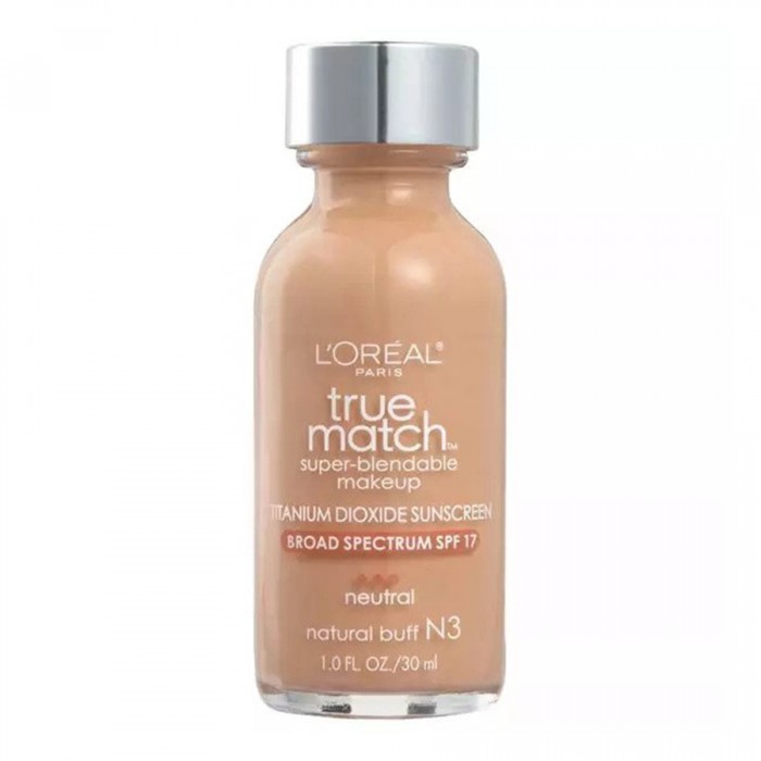 LOreal Paris True Match Super Blendable Natural N 3
45 shades span light to deep and warm, neutral and cool.
Hydrating formula, Medium coverage, Natural finish.
Shades match each persons unique skin tone and undertone. | Veela Beauty LOreal Paris True Match Super Blendable Natural N 3
45 shades span light to deep and warm, neutral and cool Face | Veela Beauty