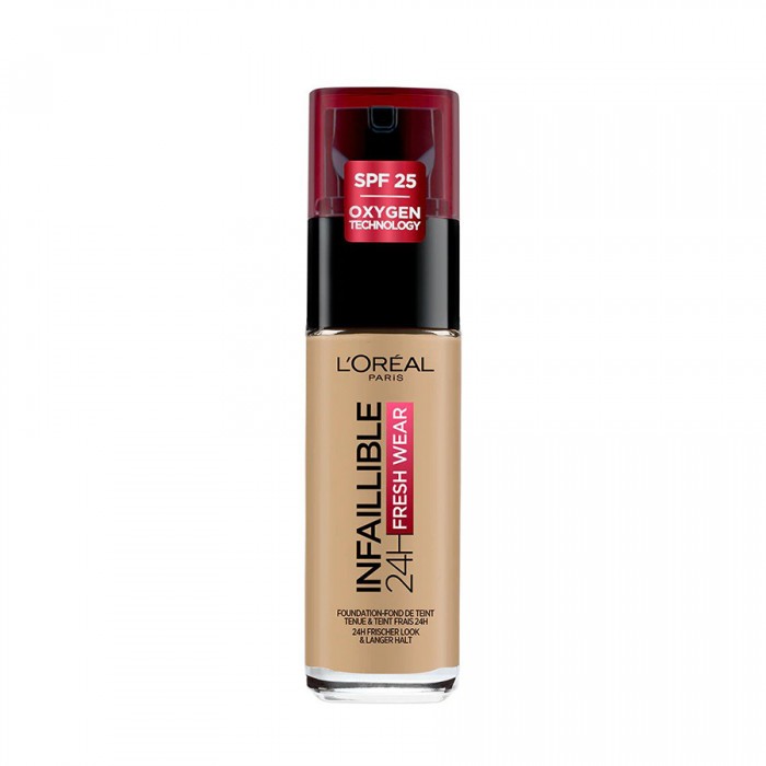 LOreal Paris InfallibleTotal Cover Foundation 300 30ml
Formulated with a high load of pigment, this full coverage foundation glides on and feels weightless.
Infallible total cover face and body foundation blends instant | Veela Beauty LOreal Paris InfallibleTotal Cover Foundation 300 30ml
Formulated with a high load of pigment, this full coverage foundation glides on and feels weightless Face | Veela Beauty