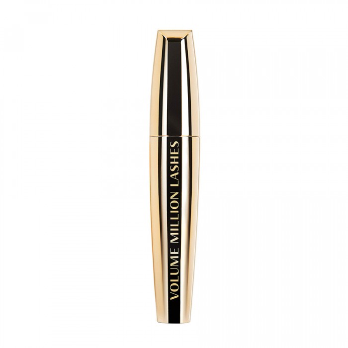LOreal Paris Volume Million Lashes Mascara Extra Black
Extra Black.
SuitableFor All skin types, suitable for sensitive eyes.
Golden plastic tube with a fiber bristle brush applicator. | Veela Beauty LOreal Paris Volume Million Lashes Mascara Extra Black
Extra Black Eyes | Veela Beauty