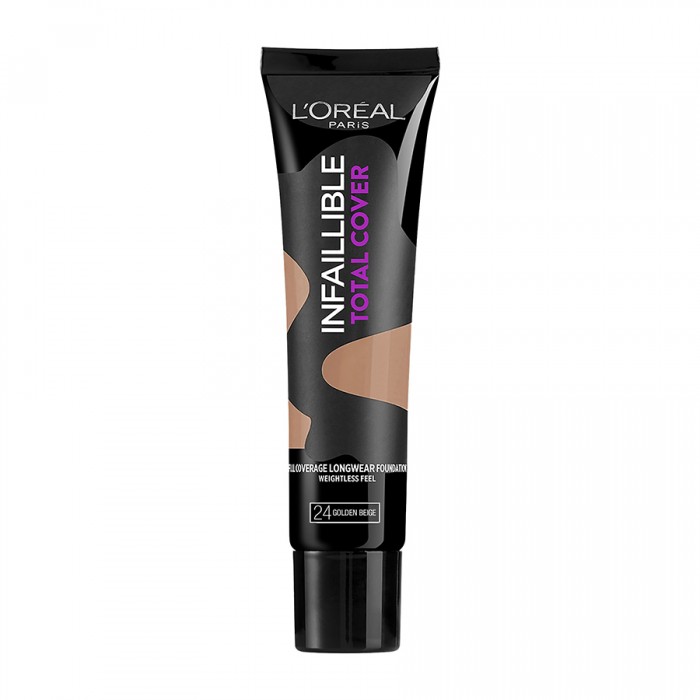 L’Oreal Paris Infaillible Total Cover Foundation 24 Golden Beige 35g
Formulated with a high load of pigment, this full coverage foundation glides on and feels weightless.
Infallible total cover face and body foundation b | Veela Beauty L’Oreal Paris Infaillible Total Cover Foundation 24 Golden Beige 35g
Formulated with a high load of pigment, this full coverage foundation glides on and feels weightless Face | Veela Beauty